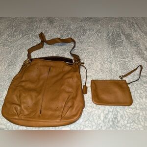 Louis Vuitton Selene MM Tan Hobo Bag
